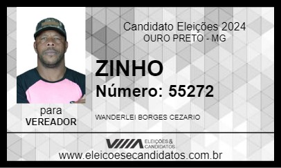 Candidato ZINHO 2024 - OURO PRETO - Eleições