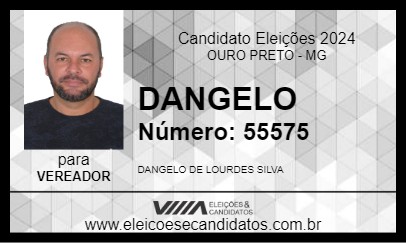 Candidato DANGELO 2024 - OURO PRETO - Eleições