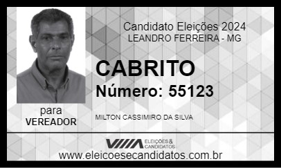 Candidato CABRITO 2024 - LEANDRO FERREIRA - Eleições