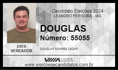 Candidato DOUGLAS 2024 - LEANDRO FERREIRA - Eleições