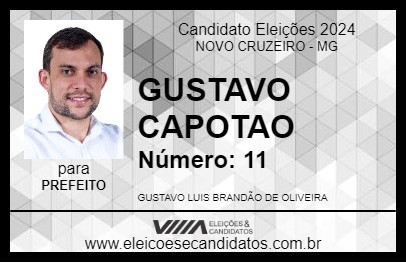 Candidato GUSTAVO CAPOTAO 2024 - NOVO CRUZEIRO - Eleições