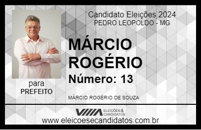 Candidato MÁRCIO ROGÉRIO 2024 - PEDRO LEOPOLDO - Eleições