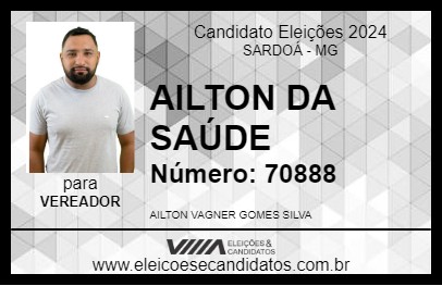 Candidato AILTON DA SAÚDE 2024 - SARDOÁ - Eleições