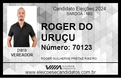 Candidato ROGER DO URUÇU 2024 - SARDOÁ - Eleições