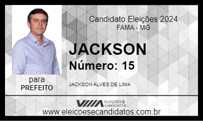 Candidato JACKSON 2024 - FAMA - Eleições