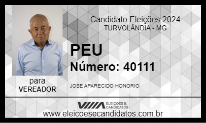 Candidato PEU 2024 - TURVOLÂNDIA - Eleições