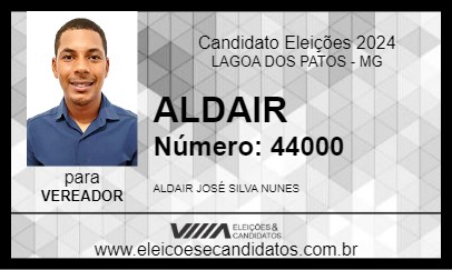 Candidato ALDAIR 2024 - LAGOA DOS PATOS - Eleições