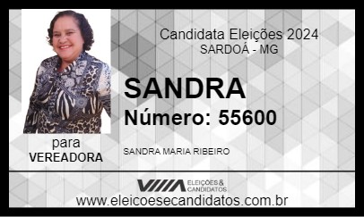 Candidato SANDRA 2024 - SARDOÁ - Eleições