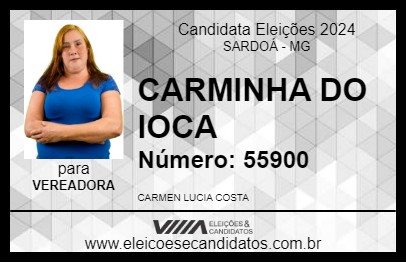 Candidato CARMINHA DO IOCA 2024 - SARDOÁ - Eleições