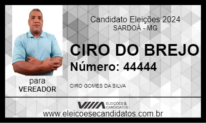 Candidato CIRO DO BREJO 2024 - SARDOÁ - Eleições