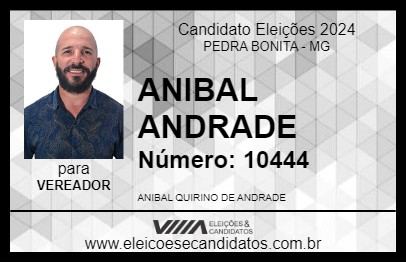 Candidato ANIBAL ANDRADE 2024 - PEDRA BONITA - Eleições