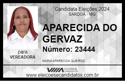 Candidato APARECIDA DO GERVAZ 2024 - SARDOÁ - Eleições