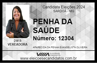 Candidato PENHA DA SAÚDE 2024 - SARDOÁ - Eleições