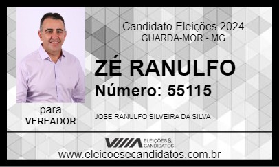 Candidato ZÉ RANULFO 2024 - GUARDA-MOR - Eleições