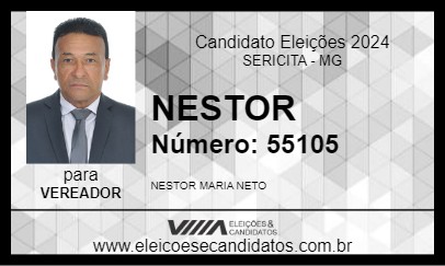 Candidato NESTOR 2024 - SERICITA - Eleições