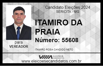 Candidato ITAMIRO DA PRAIA 2024 - SERICITA - Eleições