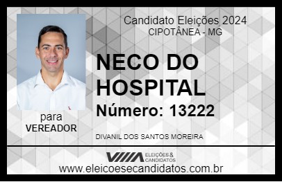 Candidato NECO DO HOSPITAL 2024 - CIPOTÂNEA - Eleições