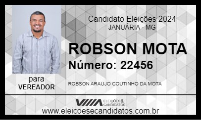 Candidato ROBSON MOTA 2024 - JANUÁRIA - Eleições