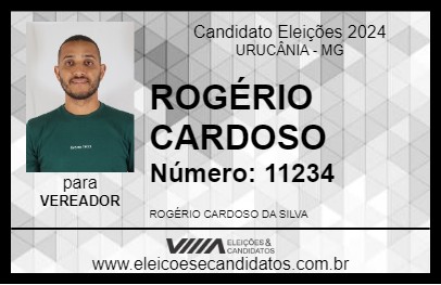 Candidato ROGÉRIO CARDOSO 2024 - URUCÂNIA - Eleições