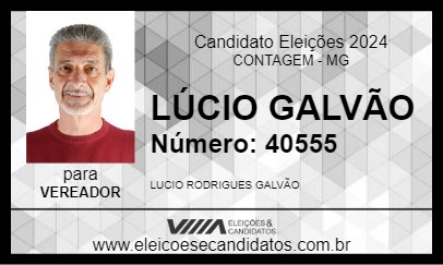 Candidato LÚCIO GALVÃO 2024 - CONTAGEM - Eleições