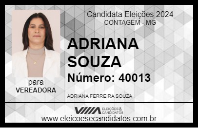 Candidato ADRIANA 2024 - CONTAGEM - Eleições