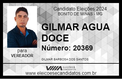 Candidato GILMAR AGUA DOCE 2024 - BONITO DE MINAS - Eleições