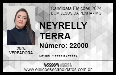 Candidato NEYRELLY TERRA 2024 - BOM JESUS DA PENHA - Eleições