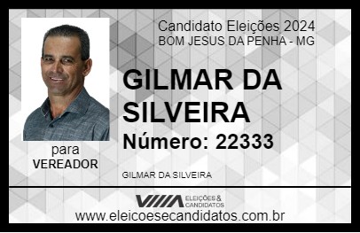 Candidato GILMAR DA SILVEIRA 2024 - BOM JESUS DA PENHA - Eleições