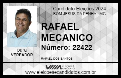 Candidato RAFAEL MECANICO 2024 - BOM JESUS DA PENHA - Eleições