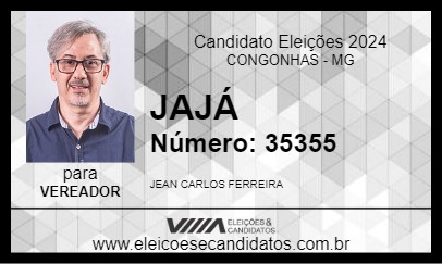 Candidato JAJÁ 2024 - CONGONHAS - Eleições