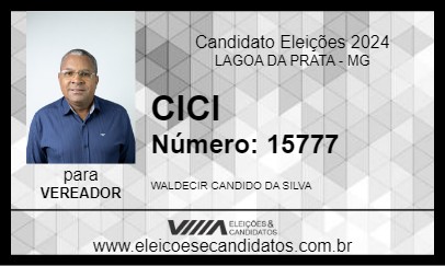 Candidato CICI 2024 - LAGOA DA PRATA - Eleições