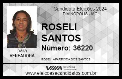 Candidato ROSELI SANTOS 2024 - DIVINÓPOLIS - Eleições