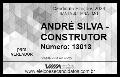 Candidato ANDRÉ SILVA - CONSTRUTOR 2024 - SANTA JULIANA - Eleições