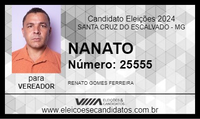 Candidato NANATO 2024 - SANTA CRUZ DO ESCALVADO - Eleições