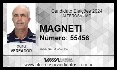 Candidato MAGNETI 2024 - ALTEROSA - Eleições