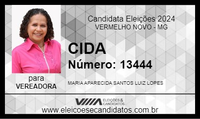 Candidato CIDA 2024 - VERMELHO NOVO - Eleições