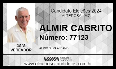 Candidato ALMIR CABRITO 2024 - ALTEROSA - Eleições