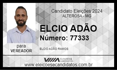 Candidato ELCIO ADÃO 2024 - ALTEROSA - Eleições