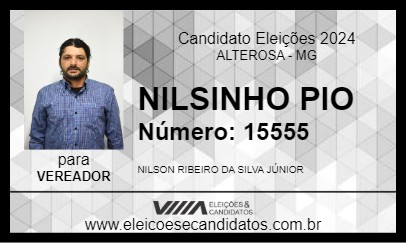 Candidato NILSINHO PIO 2024 - ALTEROSA - Eleições