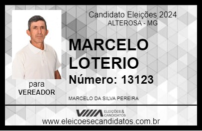 Candidato MARCELO LOTERIO 2024 - ALTEROSA - Eleições