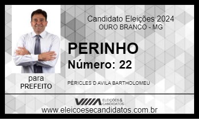 Candidato PERINHO 2024 - OURO BRANCO - Eleições