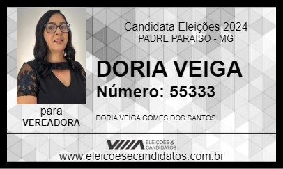 Candidato DORIA VEIGA 2024 - PADRE PARAÍSO - Eleições