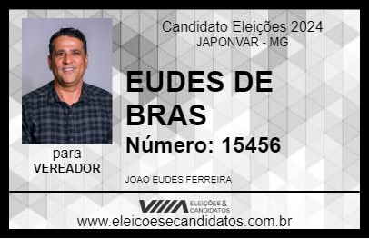 Candidato EUDES DE BRAS 2024 - JAPONVAR - Eleições