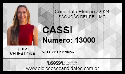 Candidato CASSI 2024 - SÃO JOÃO DEL REI - Eleições