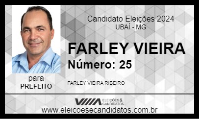 Candidato FARLEY VIEIRA 2024 - UBAÍ - Eleições