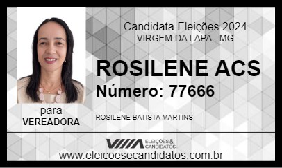 Candidato ROSILENE ACS 2024 - VIRGEM DA LAPA - Eleições