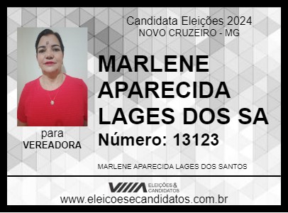 Candidato LENA DA PINTA 2024 - NOVO CRUZEIRO - Eleições