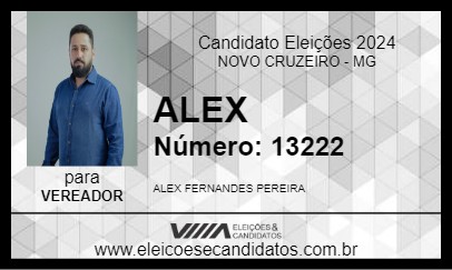 Candidato ALEX 2024 - NOVO CRUZEIRO - Eleições