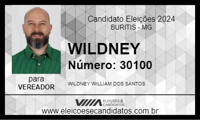 Candidato WILDNEY 2024 - BURITIS - Eleições