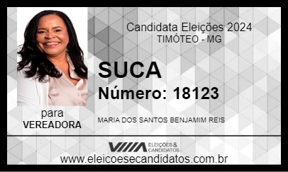 Candidato SUCA 2024 - TIMÓTEO - Eleições